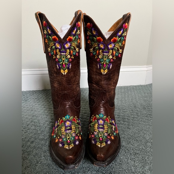 Old Gringo 8.5 B Sora Floral Western Cowboy Cowgirl Boots Valentines Gift - Picture 2 of 10